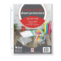 STANDARD WEIGHT POLY SHEET PROTECTORS CLEAR PQ.25